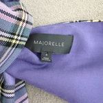 Majorelle  Serrano Purple Plaid Bandeau Top Revolve Summer Tie Back Size‎ Medium Photo 4
