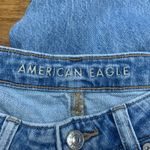 American Eagle American‎ Eagle Mom Jeans Womens Size 4 Distressed Ripped Frayed Hem Denim Blue Photo 5