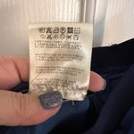 FUZZI XS Dark Blue Strapless Ruched Chiffon Designer Dress Photo 4