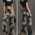 Farm Rio Tropical Print Pull-on Wide-Leg Pants, Size S Photo 1