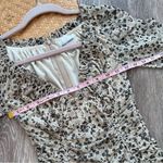 Skylar + Madison  ruched black floral long sleeve‎ dress Photo 3