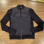 Aztech Mountain Dale of Aspen puffer down Jacket size 38 US 2 Navy Blue Photo 1