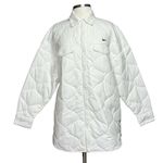 Nike Sportswear Essential Quilted Trench Jacket, White, Medium Photo 8
