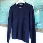 Brooks Brothers  Cashmere Sweater Navy SZ Small Photo 7