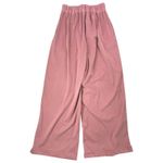 Halara  Wide Leg Pants Womens XS Plum Pink Denim Elastic Waist Pleated Photo 5