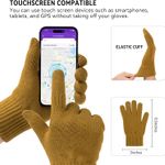 3 Pcs Winter Hat Scarf Gloves Set for Women Men: Touchscreen Gloves Knit Beanie Neck Warmer Set Warm Polar Fleece Lined Photo 5