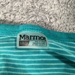 Marmot  Teal Striped short sleeve Top small Photo 1