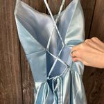 Amazon Baby Blue Prom Dress Photo 3