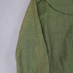 APRIL CORNELL Green Crop Eleanor Blouse Sz M Romantic‎ Cottagecore Jacket Size M Photo 4