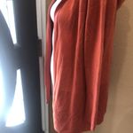 Carol Rose  orange open hooded cardigan Photo 2