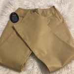 Newport News  Cream 100%  Leather Pants size 10 inseam 30/31” waist 30” Photo 7