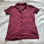 SKIMS Women's Burgundy Sleepwear Top Photo 2