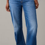 American Eagle Low Rise Baggy Distressed Jeans Size 8 Photo 0