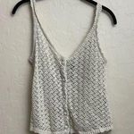 moon&madison Anthropolologie Moon & Madison beige crochet tank top Photo 0
