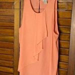 Loft  Pantone Peach Dressy Tank Blouse Photo 0