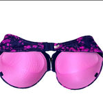 PINK - Victoria's Secret Victoria’s Secret Strapless Push-Up Bra 34D Purple Pink Tie-Dye Print Photo 3