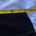 Black velvet mini skirt Photo 3