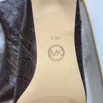 Michael Kors Women’s Cosmo Kitten Heel Bootie- Chocolate Brown Leather- Size 8.5 Photo 10