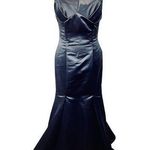 Mori Lee Mermaid Prom Formal Satin Dress Size 7 8 Photo 0