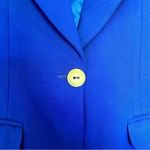 Chloe Kristyn Taylor Tailored Ponte Blazer in Cobalt Blue Size 8 Photo 3