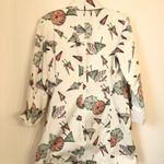 Methode Button Down Coat with Parasols ☂️ 6 White Photo 8