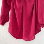 Pinkblush Burgundy Off The Shoulder Halter Neck Chiffon Top size small Photo 5