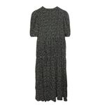 ZARA Polka Dot Tiered Midi Dress Women Size Small Black White Boho Flowy Cotton Photo 1