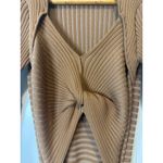 Amur Guadalupe Brown Ribbed Knit Cutout Midi Dress Size M Size M Photo 7