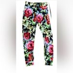 Norma Kamali  Women’s Side Stripe Job Pants Floral Size XS/29 NWT Photo 6