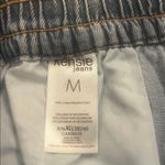 Kensie NWOT wide leg high rise cropped pull on cotton denim jeans M Photo 6