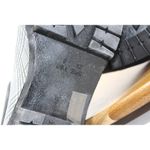 Jeffrey Campbell  Cloudy-V Black White Plaid Platform Chelsea‎ Boots 9M Photo 11