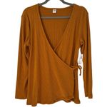 Old Navy  Wrap-Front Rib-Knit Top Photo 1