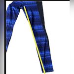 Alo Yoga  Illusion 3 Tribal print leggings Arctic Royalty‎ Blue Black Pant size M Photo 8