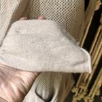 S&C 100% Cashmere Open Knit Mixed Media Unique Cream Cardigan Sweater M Bohemian Size M Photo 6