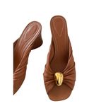 Zimmermann  Gleam 65 Avalon Brown Leather Sandals Heels Size 39 / US 8 Photo 10