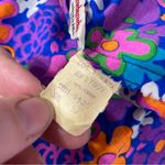 Vintage 1960s Rare Kamehameha Tiki Bombshell Hawaiian Dress 15/16 Blue Size undefined Photo 7