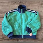 Free People Free Movement Fleecy Sherpa Scrunchy Pippa Jacket Green Size M Photo 4