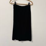 American Vintage Vintage Courtwell NV Black Velvet High Pencil Wrap Skirt Sz 12 *Flaw Photo 2