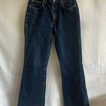 EXPRESS Jeans Flare High Rise Womens Size 5/6 Dark Wash Classic Casual Simple Photo 0