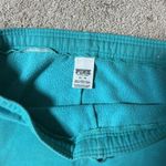 Victoria's Secret Y2K PINK Sweatpants Teal Blue Cotton Blend Logo XS Photo 5