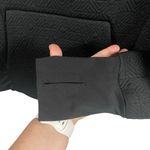 Athleta NWOT  Women’s Elevation Jacquard Quilted Pullover in Black Size XS Photo 10