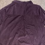 J.Jill  Luxe Soft Corduroy Fine Wale Shirt Dress Roll Tab Sleeves Spiced Wine L Photo 7