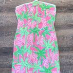 Lilly Pulitzer White Label Taboo Halter Blair Dress Women’s Size 0 Pink/Green Photo 0