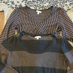 A pea in the pod A Pea in a Pod Women's Maternity Tops - Set of 3 Stripes & Animal Print Small Photo 0