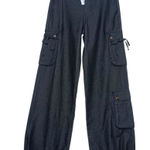 PacSun Low Rise Jeans Cargo Baggy Dark Indigo Size SMALL New NWT Photo 0