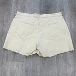 Madewell Cream Curvy Perfect Mid-Length Jean Shorts - New - Size 20 Photo 1