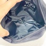 TUMI for Delta Black Nylon Pouch Small Travel Toiletry Cosmetic Bag Photo 2