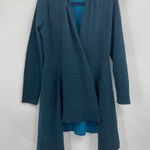 Cut Loose Green Y2k Boho Wrap Around Inset Jacket Deep Sea Cardigan Size Small Photo 2