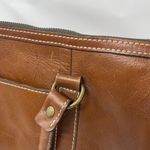 Patricia Nash Crossbody Tote Bag Cognac Brown Leather Handbag Photo 4