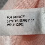 U.S. Polo Assn. Sweater Womens L Rose Pink Star Knit Pullover Layering Crew Neck NE Photo 8